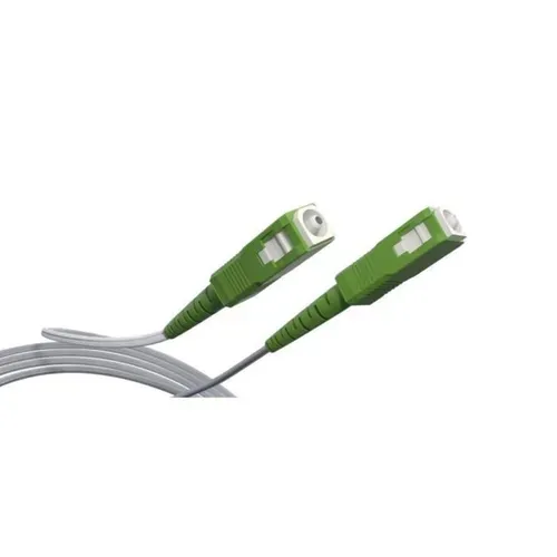 Câble Fibre Optique Sc/apc 15 M - Connecteurs Mâles, Embouts Verts