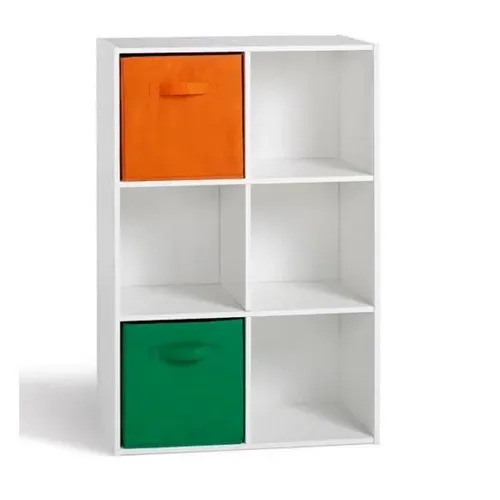 Étagère 6 Niches Design "bura" 91cm Blanc