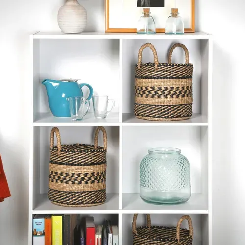 Étagère 6 Niches Design "bura" 91cm Blanc