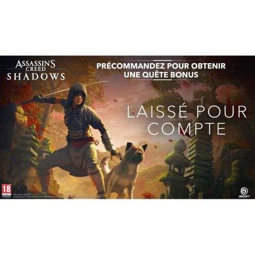 Assassin's Creed Shadows Ps5 - Édition Standard Physique, Japon Féodal