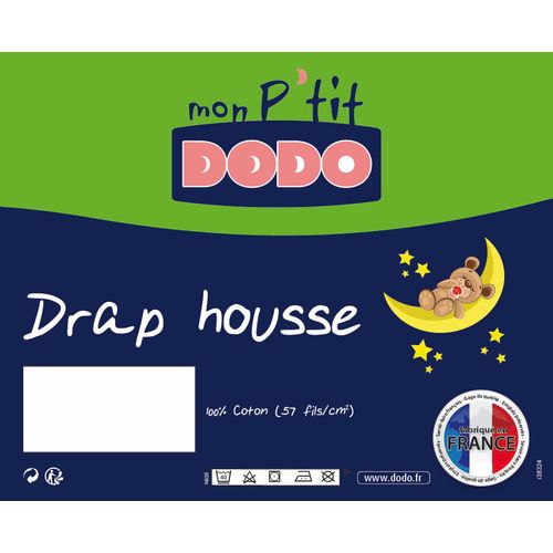 Drap housse 60x120 cm DODO P'TIT