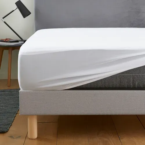 Alèse - Protège Matelas Imperméable Et Anti-acariens 160 X 200 Cm Blanc