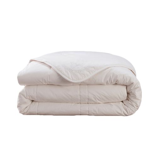 Couette Garnissage 100% Soie Legere 240 X 260 Cm Blanc