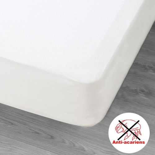 Protège-matelas Massage Bubbles - Polyester Bi-élastique, Anti-acariens, Angles Élastiques, Fabriqué En Italie 140x200 Cm - 3