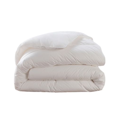 Couette Enveloppe Coton Bio - Bien-être Legere 200 X 200 Cm Blanc