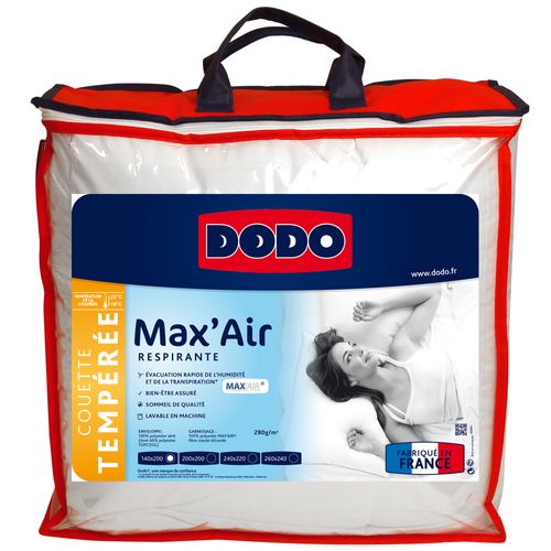 Couette tempérée 200x200 cm DODO MAX'AIR2