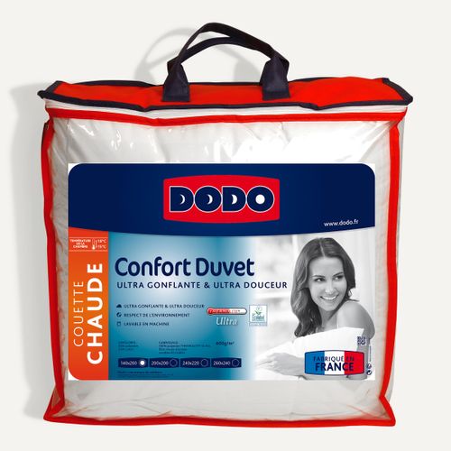 Couette chaude 240x220cm DODO CONFORT DUVET 2 vue 3/4