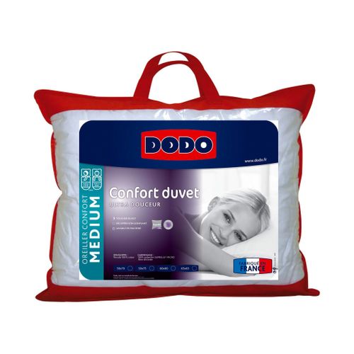 Oreiller médium 50x70 cm DODO CONFORT DUVET