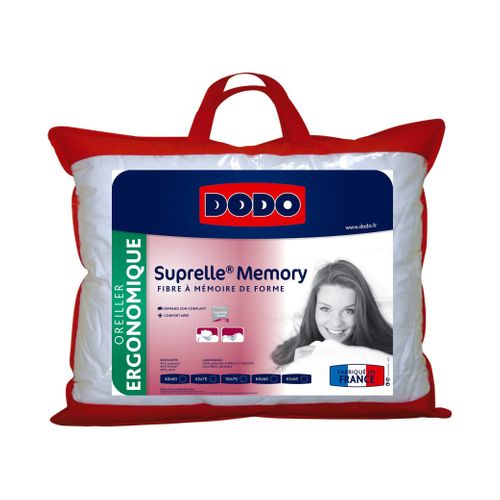 Oreiller ergonomique 50x70 cm DODO SUPRELLE MEMORY