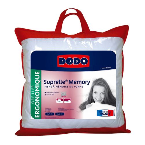 Oreiller ergonomique 60x60 cm DODO SUPRELLE MEMORY