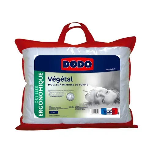 Oreiller ergonomique 45x70 cm DODO VEGETAL