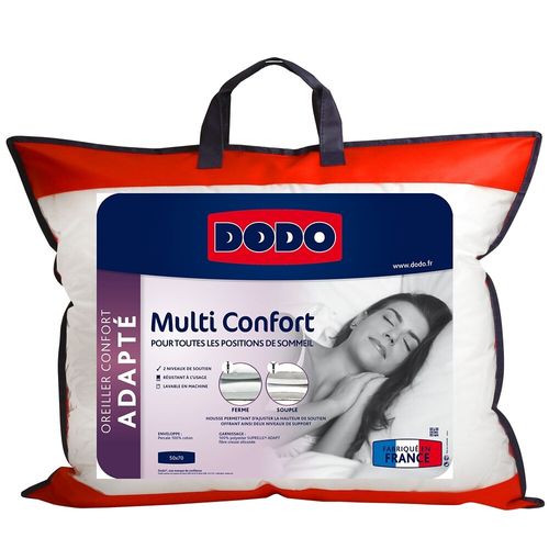 Oreiller adapté 50x70 cm DODO MULTI CONFORT