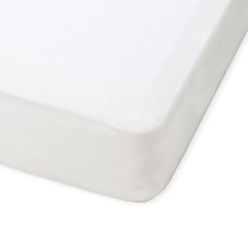 Alèse - Protège Matelas Absorbant - Molleton De Coton Bio 140 X 190 Cm Blanc