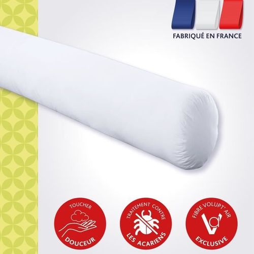 Pack Traversin 100% Coton 140 Et Oreiller Luxe Anti-acariens - Oreiller