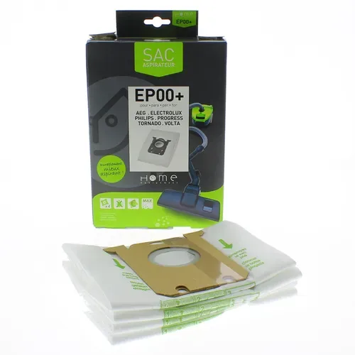 Sac aspirateur HOME EQUIPEMENT HEP00+ x 4 vue 3/4