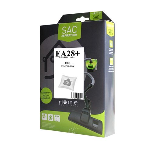 Sac aspirateur HOME EQUIPEMENT HEAE28+ x 4 vue de profil