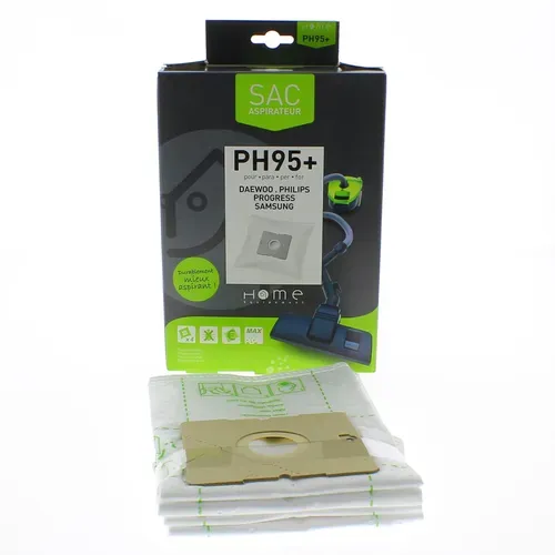 Sac aspirateur HOME EQUIPEMENT HEPH95+ x 4 vue 3/4
