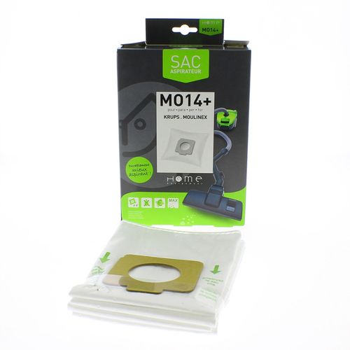 Sac aspirateur HOME EQUIPEMENT HEMO14+ x 4 vue 3/4