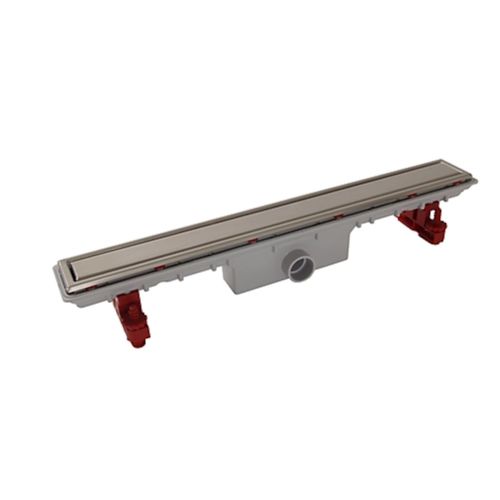 Caniveau De Douche 390mm Diamètre 40mm + Grille Inox Réversible Sican40r