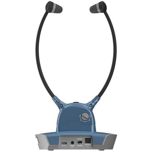 Casque Sans Fil TV/hifi - Dolfin Saphir - Assistant Auditif - Micro Intégré - Prise Optique