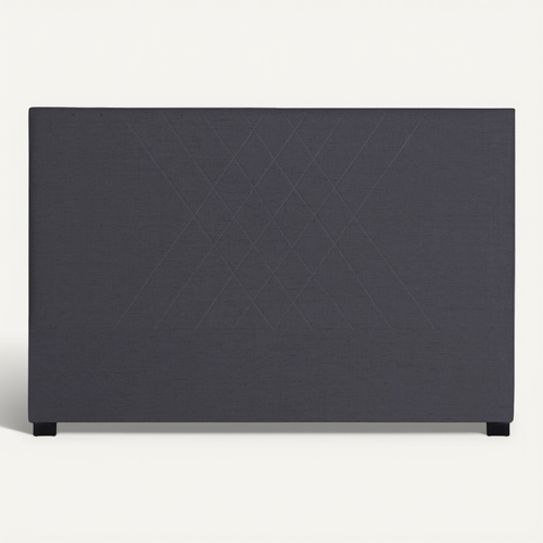Tête De Lit Diam 180cm Tissu Gris Foncé