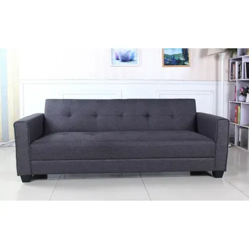 Canapé Convertible 3 Places "Tosello" 200 cm Gris