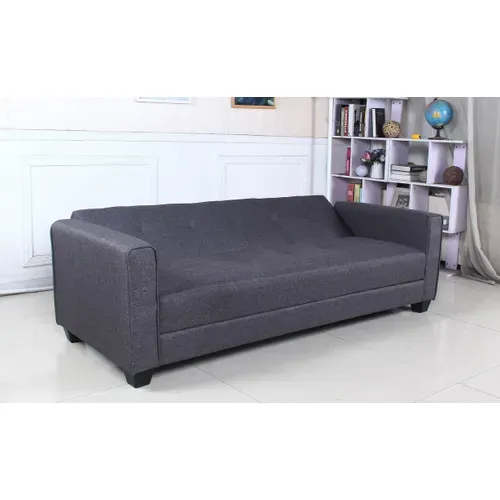Canapé Convertible 3 Places "Tosello" 200 cm Gris
