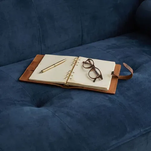 Canapé Convertible Clic-clac Scandinave Slow Velours Bleu
