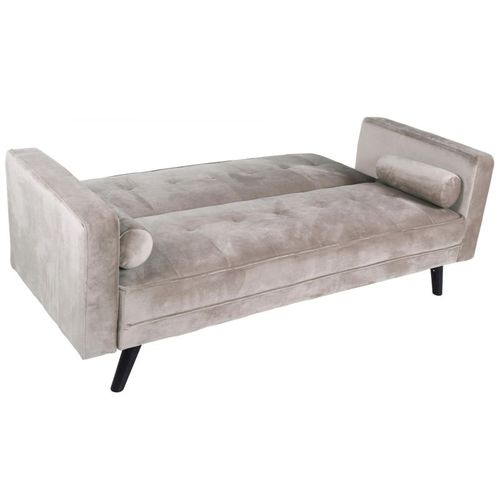 Canapé Convertible 3 Places Scandinave "navya" Taupe
