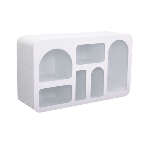 Buffet Navalor L130cm Design Arches Style Troglodyte Blanc