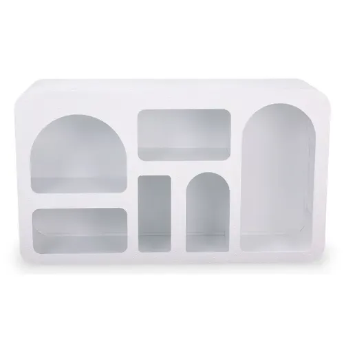 Buffet Navalor L130cm Design Arches Style Troglodyte Blanc