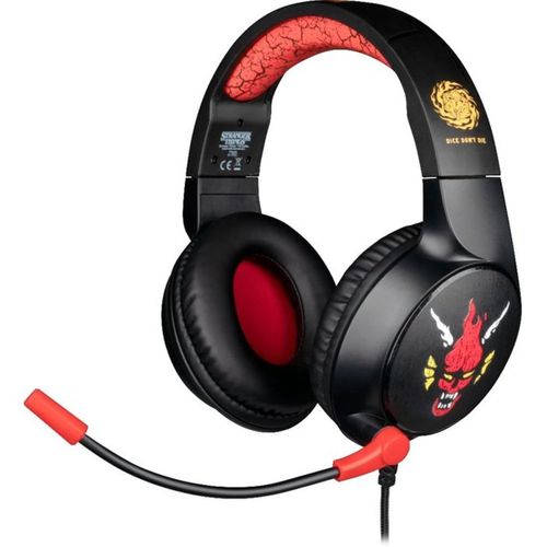 Casque Gaming Stranger Things Filaire Circum-aural Fermé Avec Micro, Jack 3,5 Mm