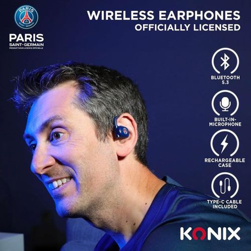 Écouteurs Sport Open‑ear Bluetooth 5.3 — 16,2 Mm, Autonomie 12 H (36 H) Bleu