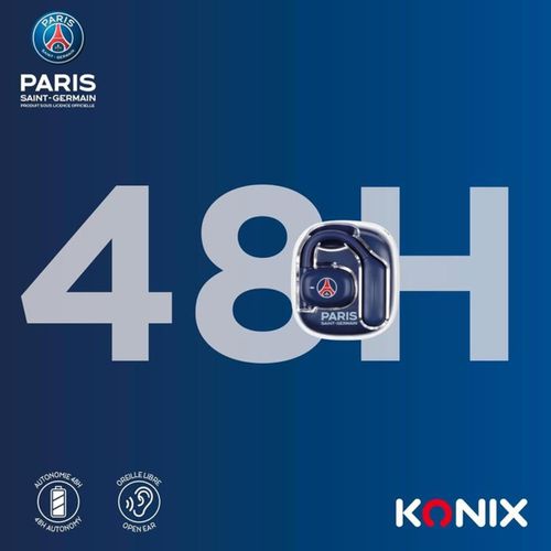 Écouteurs Sport Open‑ear Bluetooth 5.3 — 16,2 Mm, Autonomie 12 H (36 H) Bleu
