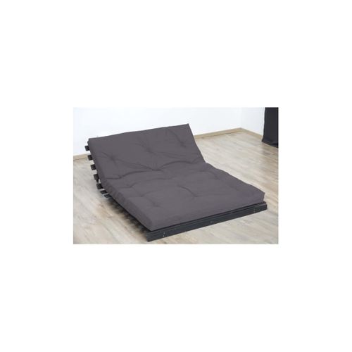 Matelas Futon Coton + Fibres Taupe 160x200