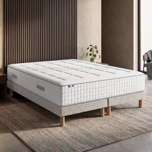 Matelas Hybride 160x200 cm BELLAGIO 7 zones Accueil mémoire de forme - Epaisseur 28 cm