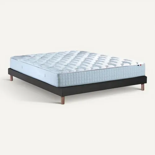Ensemble Matelas Ressorts Cosmos + Sommier 140x190 Sommier Noir