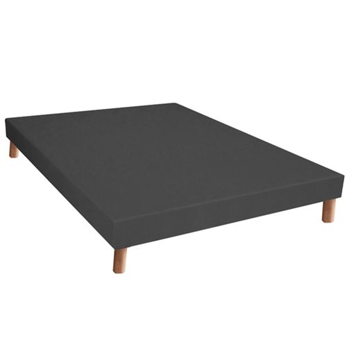 Ensemble Matelas Ressorts Cosmos + Sommier 140x190 Sommier Noir