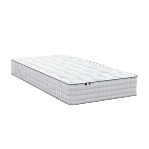 Ensemble Matelas Ressorts Cosmos + Sommier 90x190 Sommier Bleu Denim