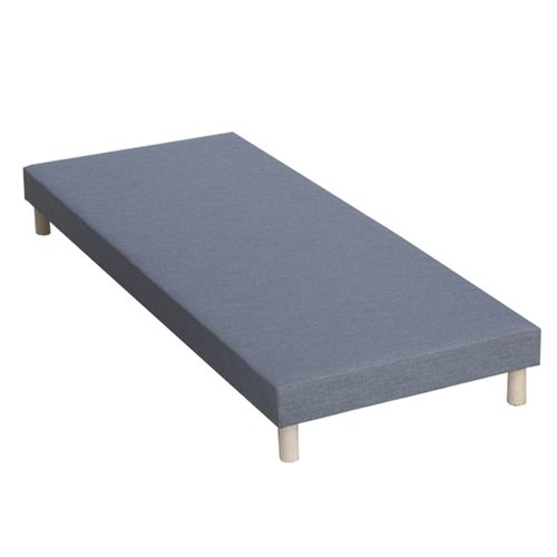Ensemble Matelas Ressorts Cosmos + Sommier 90x190 Sommier Bleu Denim