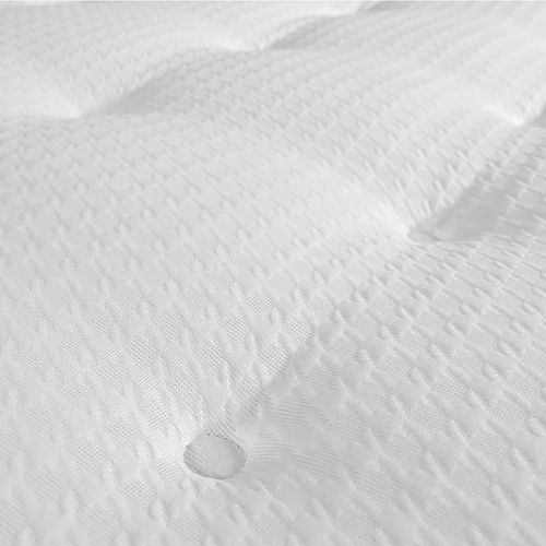 Ensemble Nova Tête De Lit Matelas Ressorts Ensaches Memoire De Forme Gris Souris 180x200cm
