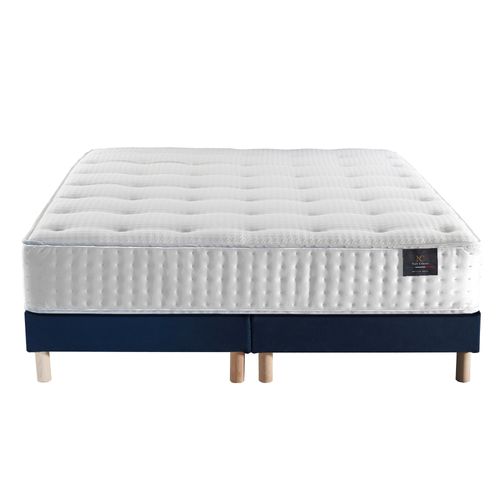 Ensemble Nova Matelas Ressorts Ensaches Memoire De Forme 160x200cm