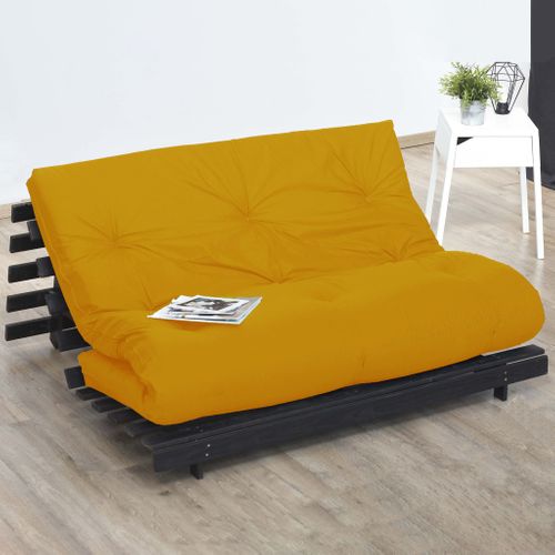 Matelas Futon Latex + Fibres Ocre 140x190cm