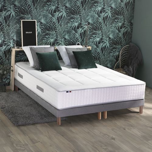 Matelas Hybride 7 Zones Memoire De Forme Sommier 2x90x200