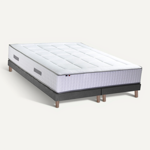 Matelas Hybride 7 Zones Memoire De Forme Sommier 2x90x200