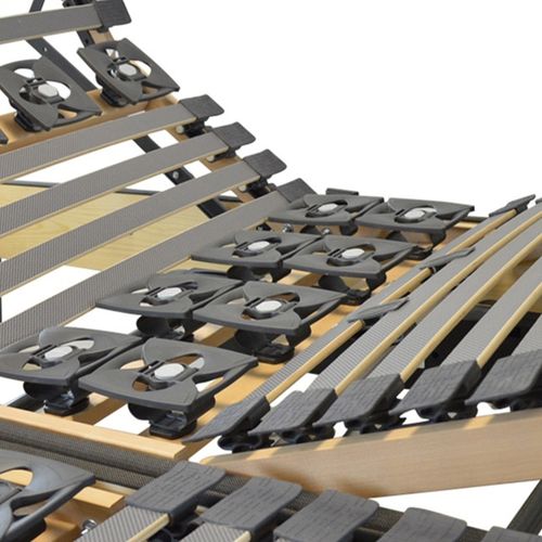 Lit Electrique 100% Latex 5 Zones 85kg/m3 +couette + Oreillers + Sommier 2x90x200cm