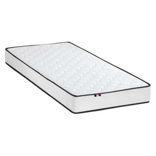Matelas mousse 90x190 cm ADEONA ép.14 cm vue 3/4