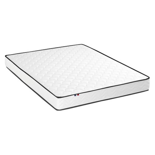 Matelas mousse 140x190 cm ADEONA ép.14 cm vue 3/4