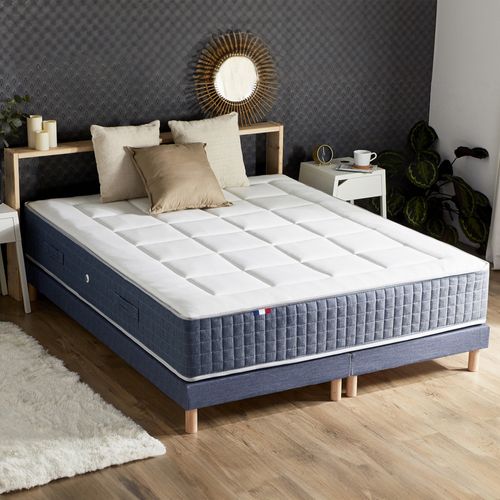 Pack Matelas Ressort  King Style 180x200 Accueil Mémoire De Forme Sommier + Couette + Oreillers
