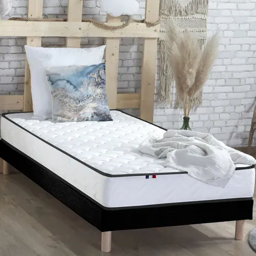 Matelas mousse 90x200 cm ADEONA ép.14 cm vue d'ambiance 1